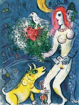  chagall - Akt im Arm Zeitgenosse Marc Chagall